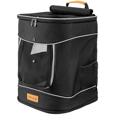 Cadoca Hondenrugzak - tot 12kg Draagcomfort Verstelbaar - Zwart