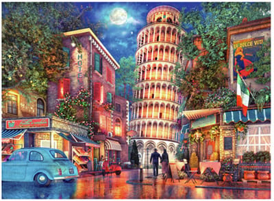 Ravensburger puzzel Pisa legpuzzel - 500 stukjes - landschap.