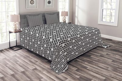 ABAKUHAUS Haas Dekbedovertrekset – 220 x 220 cm – 2 Kussenslopen – Lichtgrijs
