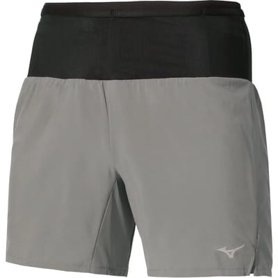 Mizuno Active Multi Pocket 5in Korte Broek Grijs XL Man