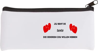 Akyol - jij bent de tante die iedereen zou willen hebben Etui - Tante - geweldige tante - liefste tante - verjaardag - cadeau - kado - bedankje - geschenk - 20 bij 9 cm
