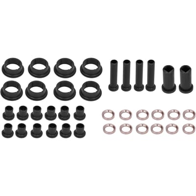 Kit de bagues de suspension arrière 38 pièces Accessoires de voiture noirs pour Polaris Sportsman 700 2002 black