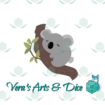 Vera's Arts & Dice Koala Sticker - Cute dierenstickers - Australië - 6x10 cm