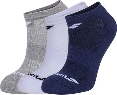 Babolat Invisible 3 Pairs Pack Sokken - sportsokken - White/Blue - Unisex