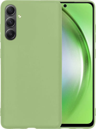 Hoesje - Geschikt voor Samsung Galaxy A54 - Sterk & Shockproof - Hoes Cover - Siliconen Case - Telefoonhoesjes - Groen