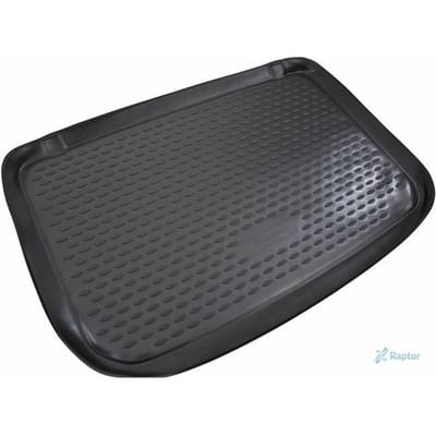 J&J AUTOMOTIVE | Tapis De Coffre Caoutchouc Premium Pour Renault Clio 4 3/5P. Berlina 2012-2019 noir