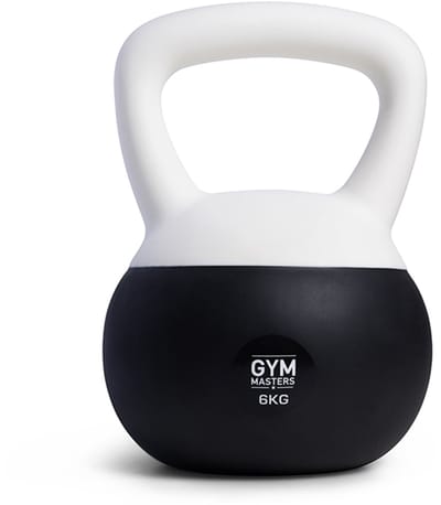 Gym Masters - Zachte kettlebell 6 kg - zacht - Premium - kettle - kettlebell - weights - kettlebell set - gewichten 6 kg - kettlebells set - fitness gewichten kettlebell