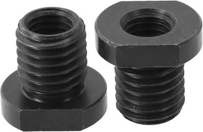 Haakse Slijper Adapter - Omvormer Connector - Gereedschap Conversie - Set van 2 stuks - M10 naar M14/M16 - Zwart