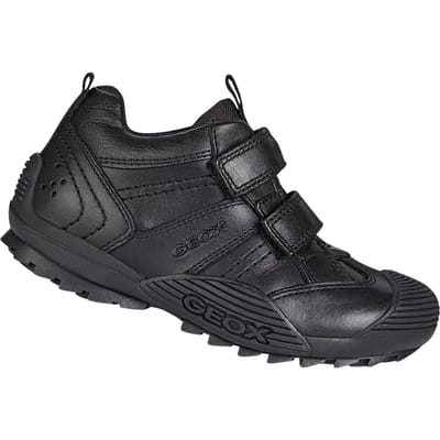 GEOX SAVAGE JONGENS Veterschoenen - ZWART - Maat 24