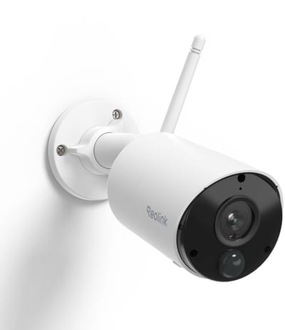Reolink Argus Eco - 5MP Draadloze Batterij-buitencamera - Slimme Personen-/Voertuigdetectie - Tweewegs Audio