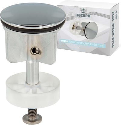 Excenterstop Ø 40 mm voor 1 1/4 inch Afvoerventiel - Hoogglans Verchroomd