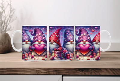 Koffiemok valentijn Gnomes 29 | Valentijn cadeau | Valentijn decoratie | Grappige Cadeaus | Koffiemok | Koffiebeker | Theemok | Theebeker | chocoladebeker