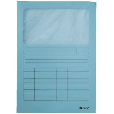 Leitz Window Folders A4 Blauw