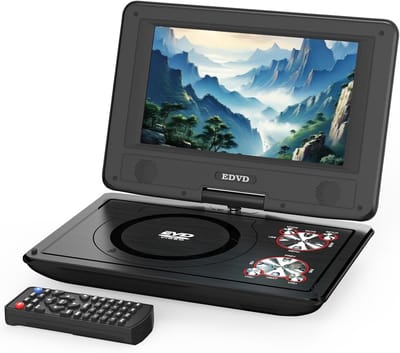 Draagbare DVD-speler 11,5 inch met Draaibaar Scherm en Oplaadbare Batterij