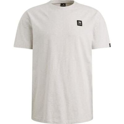 Vanguard grijze heren t-shirt   Ronde hals   Regular fit   Gemeleerd patroon   Duurzaam   Korte mouw Grijs XXL