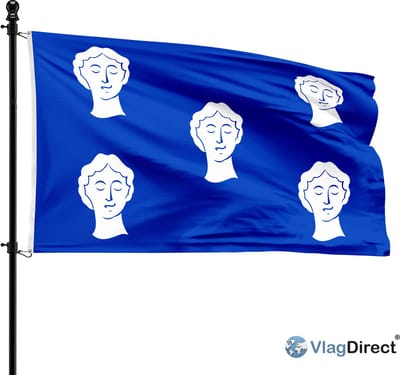 Gemeente Ciney vlag - 90 x 150 cm.