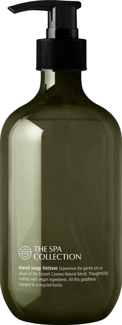 The Spa Collection Vetiver Ecocert Cosmos Natural - Handzeep - 475 ml - Natuurlijk + Vegan - Gerecyclede Fles
