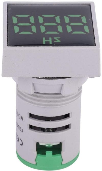 Digitale Frequentiemeeter - Meetapparaat Circuits - Elektrische Metingen - Breed Spanningsbereik - 20-75Hz - Wit