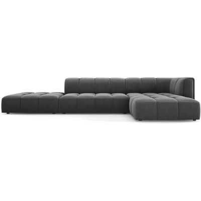 Hoekbank Francesca velvet rechts 5-zits | Milo Casa