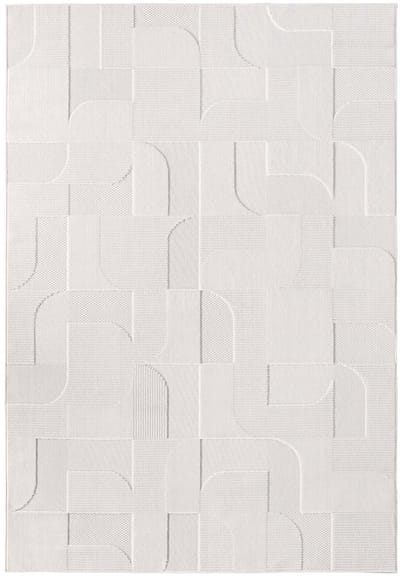Buitenkleed - Elvora Curve crème 120x170