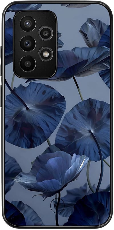 Hoesje geschikt voor Samsung Galaxy A52 5G - Dusky blooms - TPU Hard Case Backcover - Paars - Mooie Telefoonhoesjes