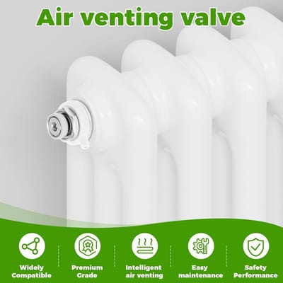 Volautomatische radiator-ontluchters - 5 Stuks, Compact en Efficiënt