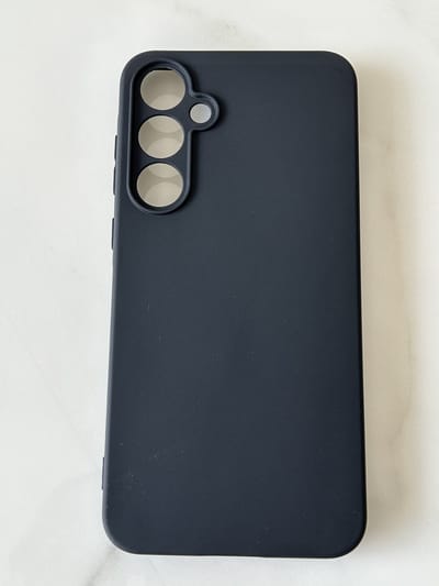 Camera bescherming Siliconen/TPU back cover hoesje - Geschikt voor Samsung Galaxy A55 / A55 5G - Extra camera bescherming - Zwart