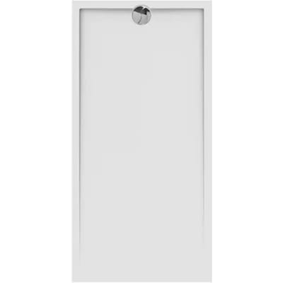 Allibert - Douchebak - Slim 180 X 90 Cm - Polybeton - Wit