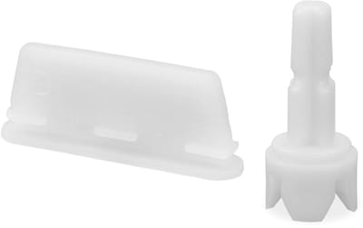 Dailygoods- Vervangende Delen - 2 Stuks - Compatibel met Baby Brezza FRP0046 - Siliconen/Plastic - 3 cm/4,4 cm - Eenvoudige Vervanging - Onderdelen