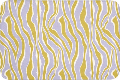 Badmat 90x60 cm - Antislip - Zebra - Modern - Meerkleurig - Badmatten voor badkamer - Badkamermat - Douchemat - Badkamer mat