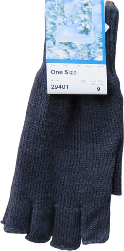 Handschoenen dames winter halve vingers - prijs per 2 paar