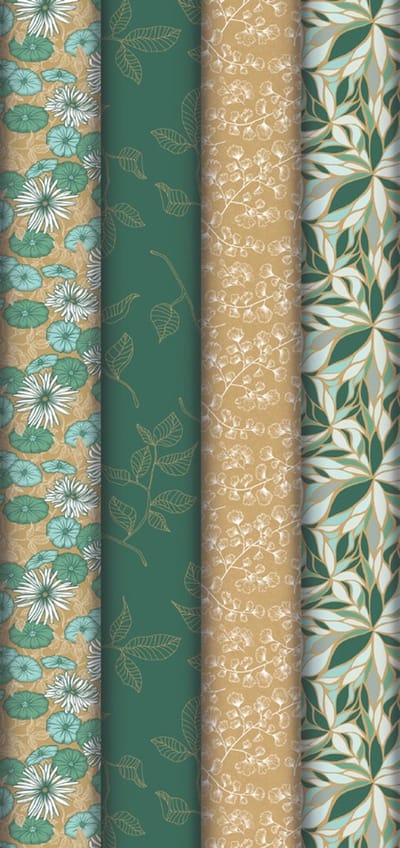 Clairefontaine Cadeaupapier 'My Garden', in display