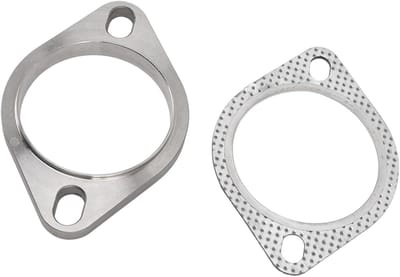 Universele Uitlaatflens Verbinding Kit met 2 Bouten, 3 inch Metaallegering voor Uitlaatpijp en Catback Headers, Duurzaam en Betrouwbaar
