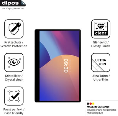 dipos – 2x Beschermfolie geschikt voor IMIN Swan 1k 15.6 Zoll | Krasbestendige & heldere Screenprotector Ultra-Thin