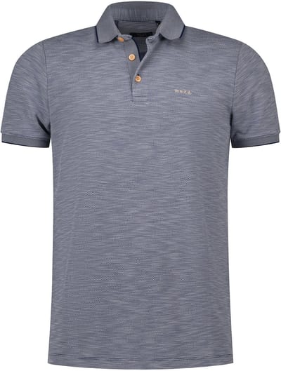 New Zealand poloshirt korte mouw blauw