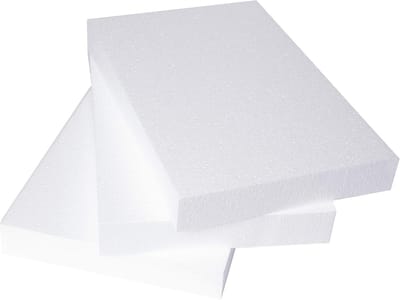 Foamblokken Set van 3 voor Knutselen, Modelleren en Bloemstukken - EPS Polystyreen Platen