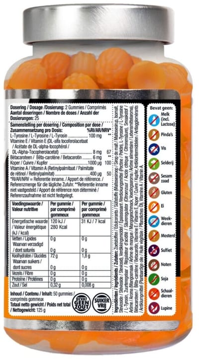 Lucovitaal Gummies tegen pigmentvlekken 50 stuks