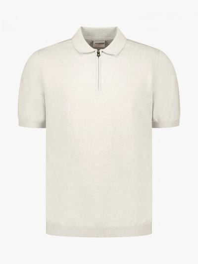 No Excess Pullover short sleeve polo zip mela desert