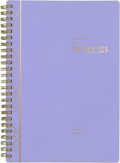 Academische Week- en Maandplanner 2022-2023 - Zakelijk & Overzichtelijk - Formaat 14x21 cm - Lavendel