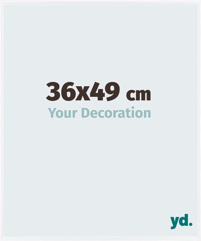 Your Decoration - Fotolijst 36x49 cm - Kunststof - Wit Hoogglans - Evry