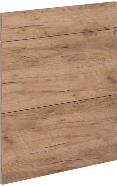 Vicco R-Line Keukenfront – 59.6 x 70.4 cm meubelfront voor de onderkast met lades Krachtige eik goud