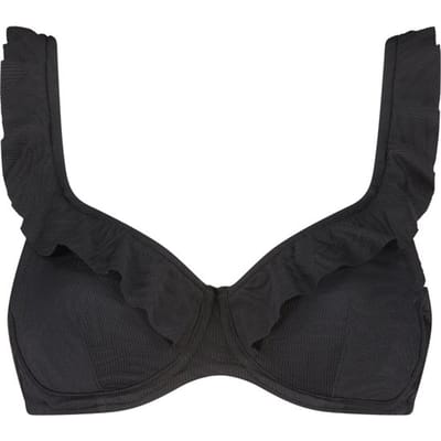 Beachlife Black Swirl Dames Bikinitopje - Maat 80E
