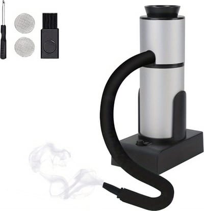 Rookpistool - Smoking Gun - Foodsmoker - Rookapparaat - Rookstolp - Whiskey Smoker - Cocktail smoker - Zilver - Groot