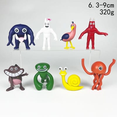 8/9 pièces/set Dessin animé Jardin de Banban Mignon Anime Hobby Jouets Modèle Vert Jumbo Josh Monstre Poupée Enfants Noël Anniversaire Cadeaux