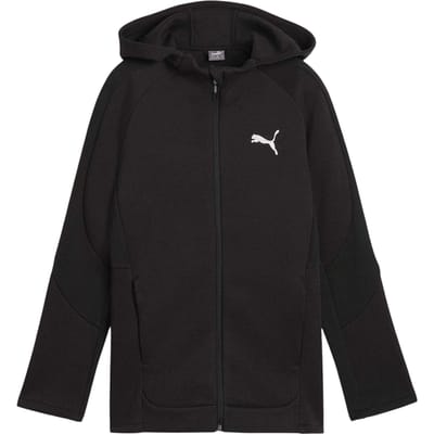 Puma Kinderen Evostripe Full Zip Hoodie (Puma Zwart)