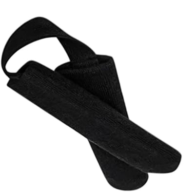 Roeigreep Cover - Handgreep Beschermer - Fitness Training - Antislip Katoen - 16.9 x 5.2 cm - Zwart