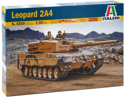 Italeri Modelbouwpakket Militaire voertuigen - 6559 Leopard 2A4 Plastic - 1:35 - Modelbouw