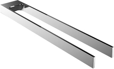 Handdoekenrek, 2 armen, stijf, 443 mm, chroom, 165000145