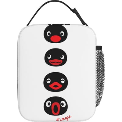 Noten Noten Pinguïn Vintage Cadeau Voor Mannen Vrouwen Lunchtas Picknick Lunchbox Voor Vrouwen Esthetische Ontwerper Thermische Lunchtassen Koeltas One Size