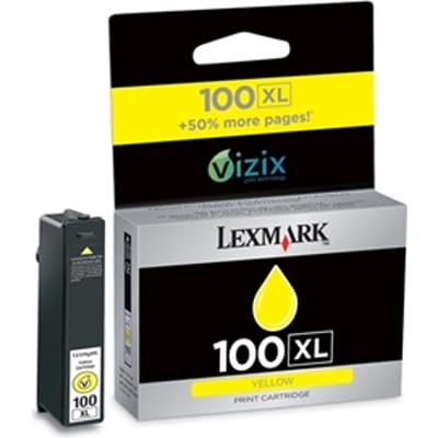 Lexmark 14N1071 nr. 100XL inktcartridge geel hoge capaciteit (origineel)
